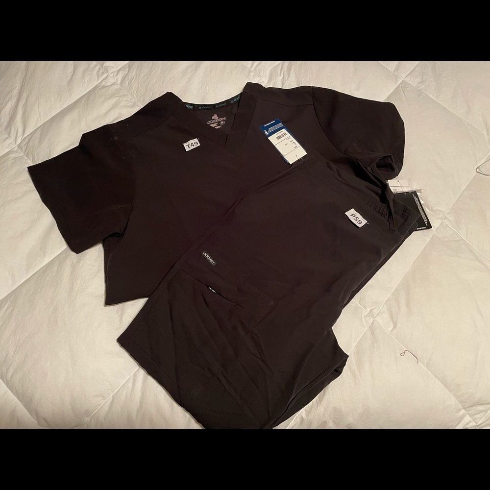 New Jockey Scrubs Black Medium